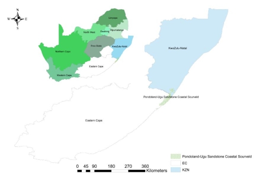 Pondoland-Ugu Sandstone Coastal Sourveld 