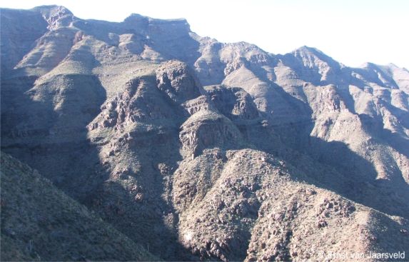 The Hunsberg, southern Namibia, the habitat of Crassula sladenii and many unique succulents and other plants