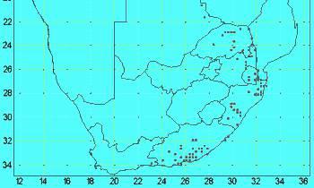 Distribution map